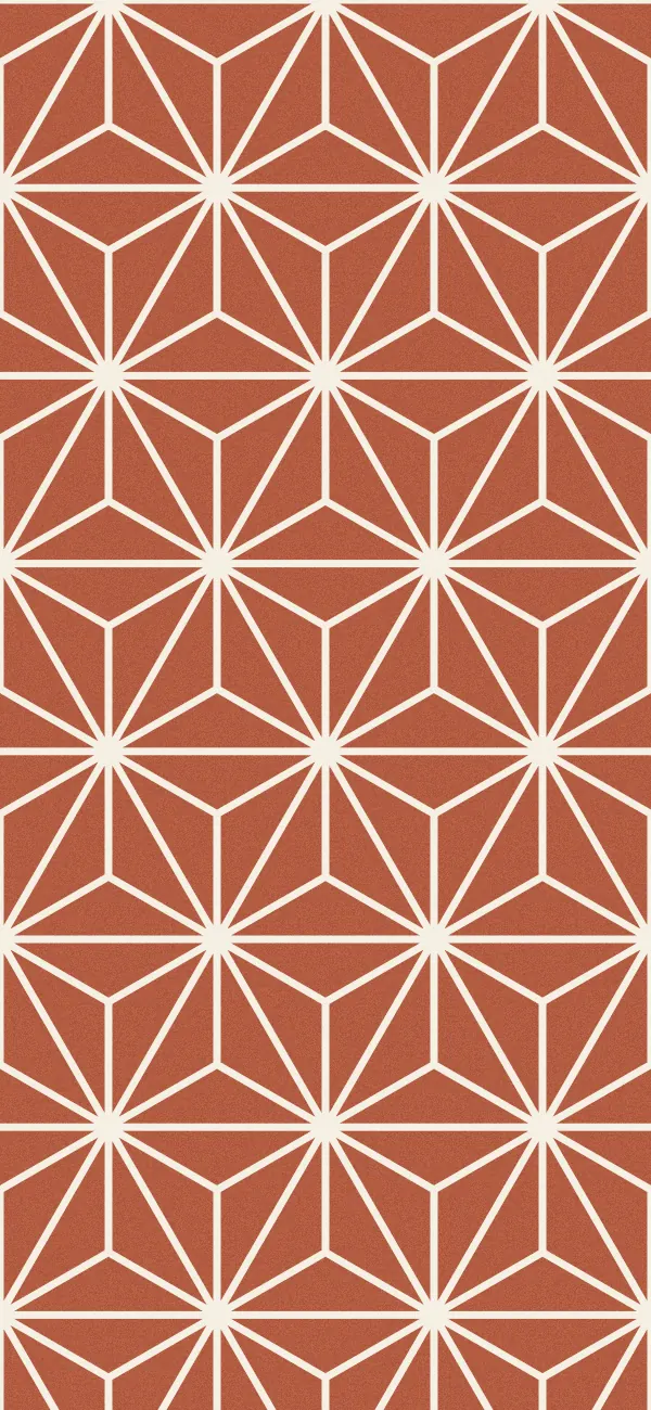 Asanoha wallpaper (Terracotta)