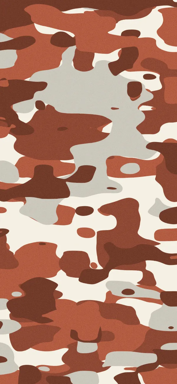 Camouflage wallpaper (Terracotta)