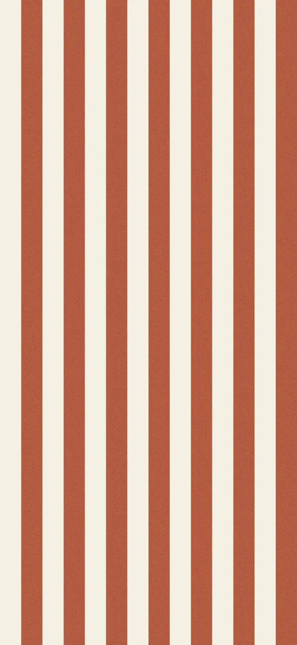 Candy Stripe wallpaper (Terracotta)