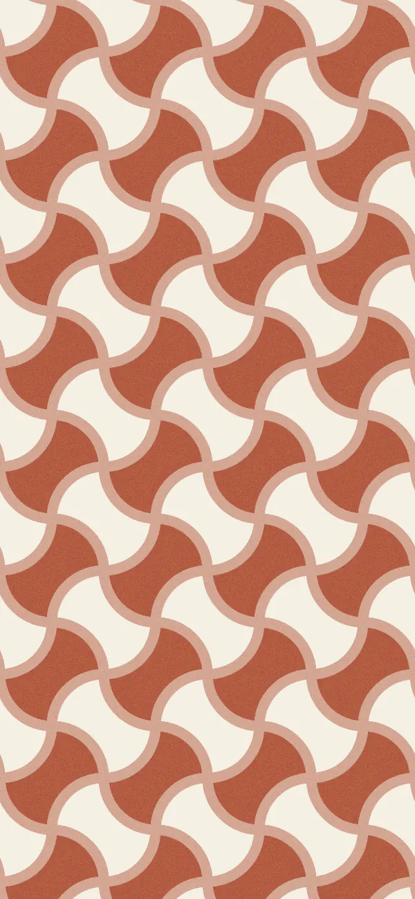 Fundo Tsunagi wallpaper (Terracotta)
