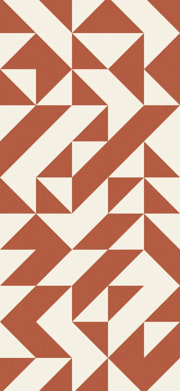 Half Square wallpaper (Terracotta)