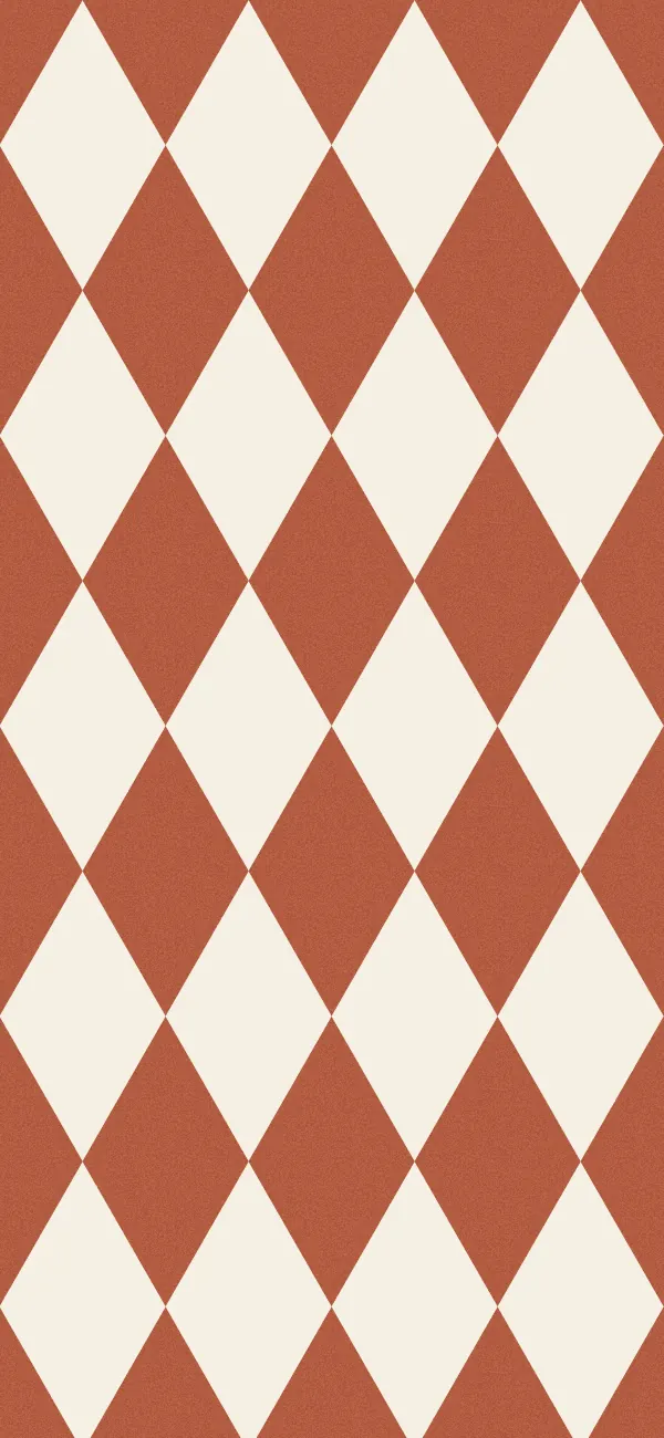 Harlequin wallpaper (Terracotta)