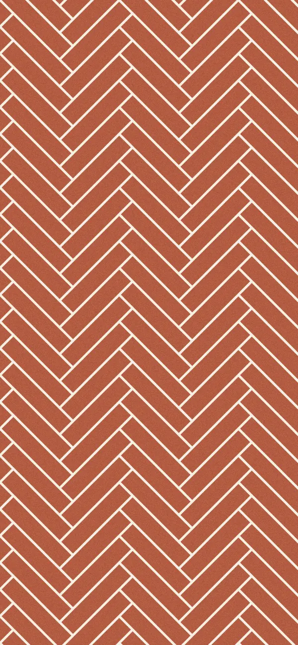 Herringbone wallpaper (Terracotta)