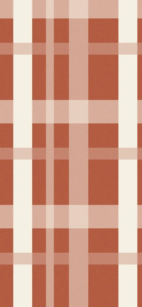 Madras Check wallpaper (Terracotta)