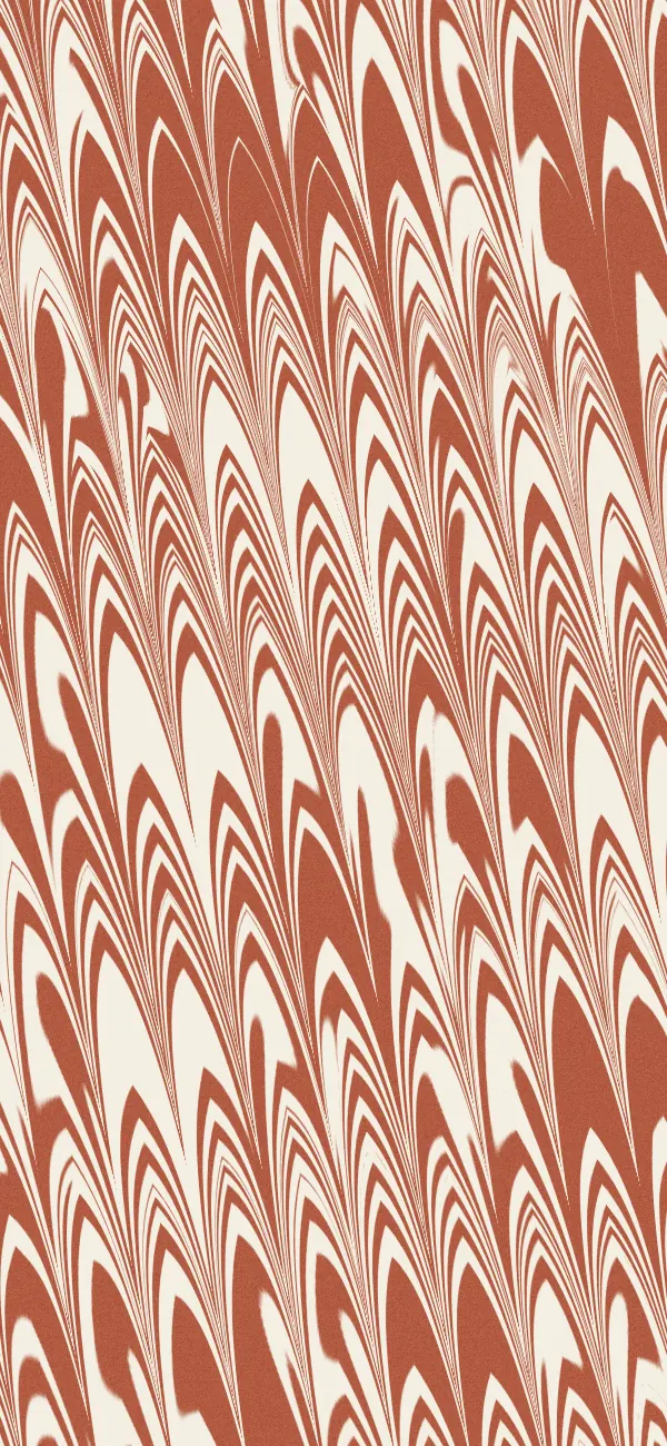 Marbling wallpaper (Terracotta)