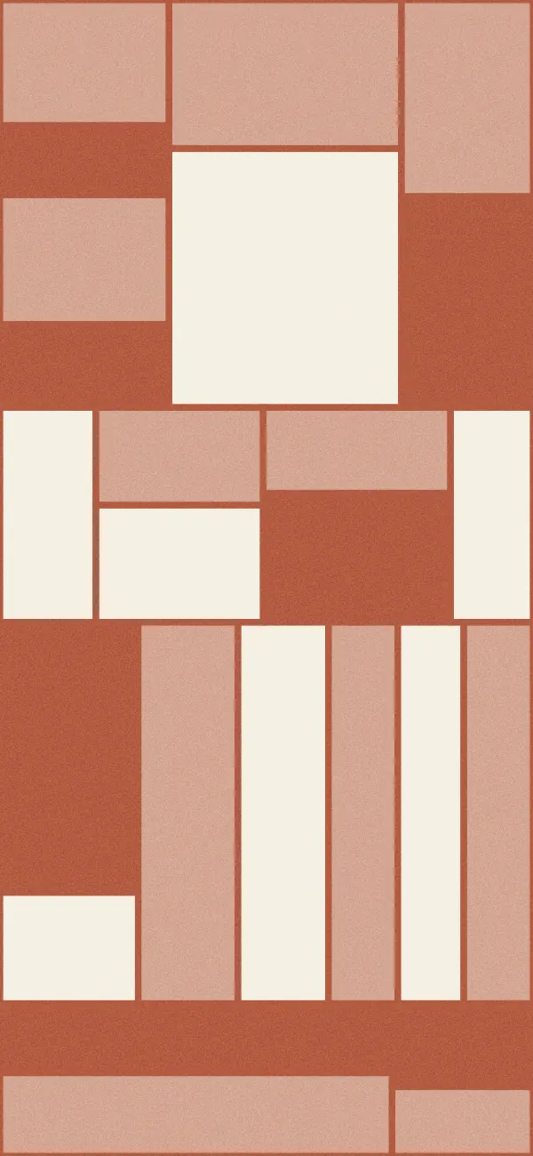 Pojagi wallpaper (Terracotta)