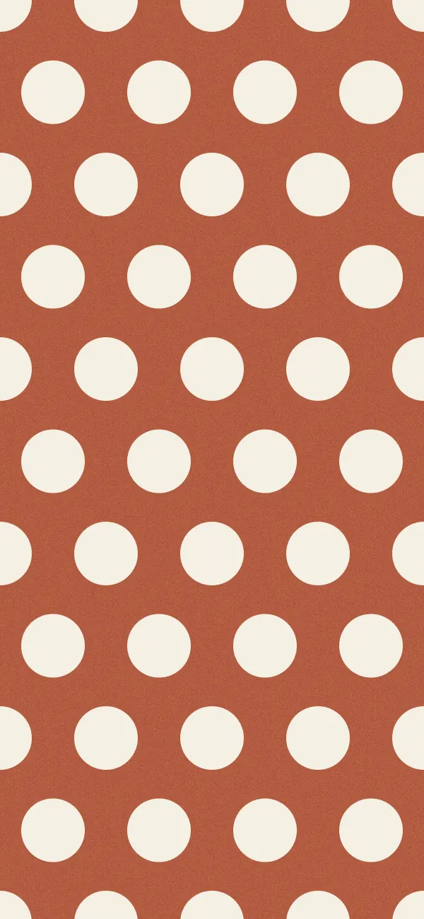 Polka Dot wallpaper (Terracotta)