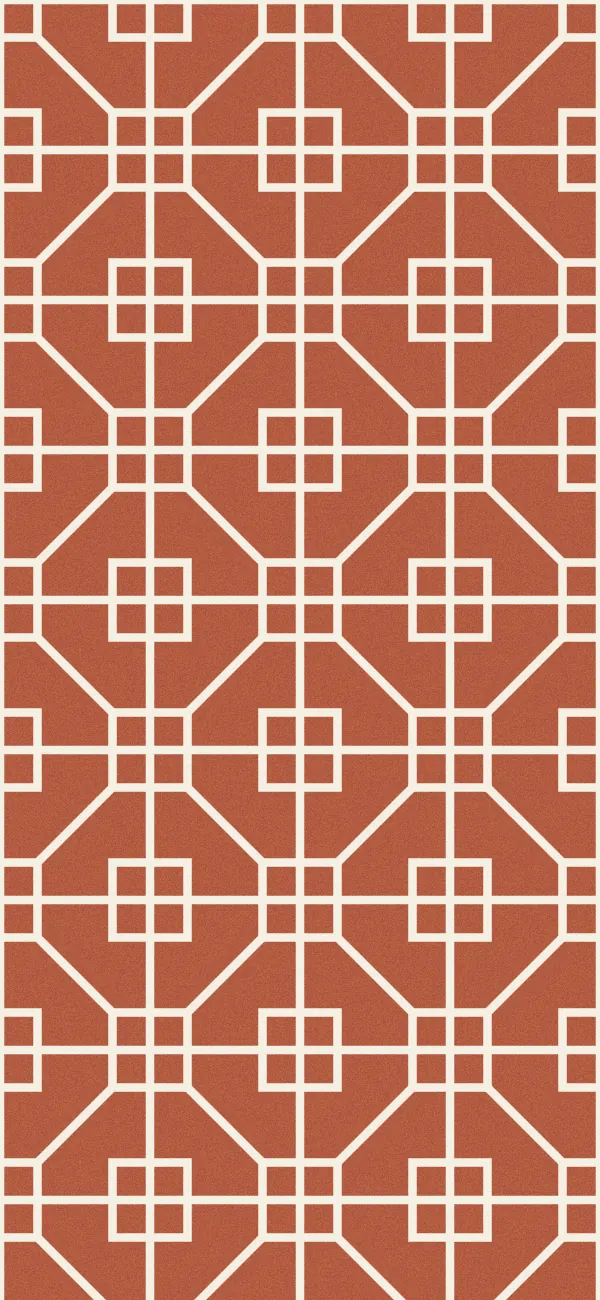 Shokko wallpaper (Terracotta)