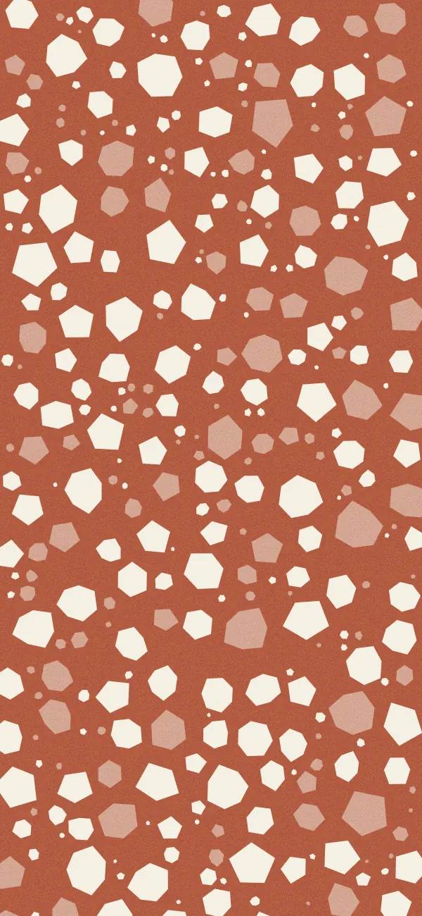 Terrazzo wallpaper (Terracotta)