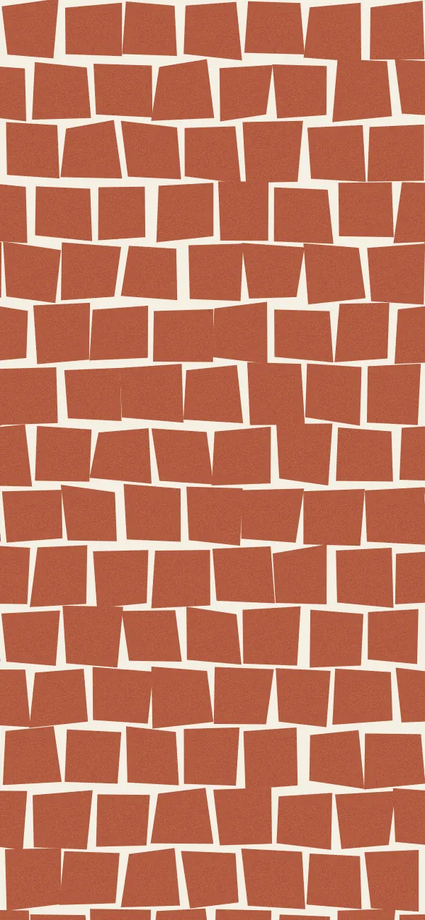 Mosaic Tessera wallpaper (Terracotta)
