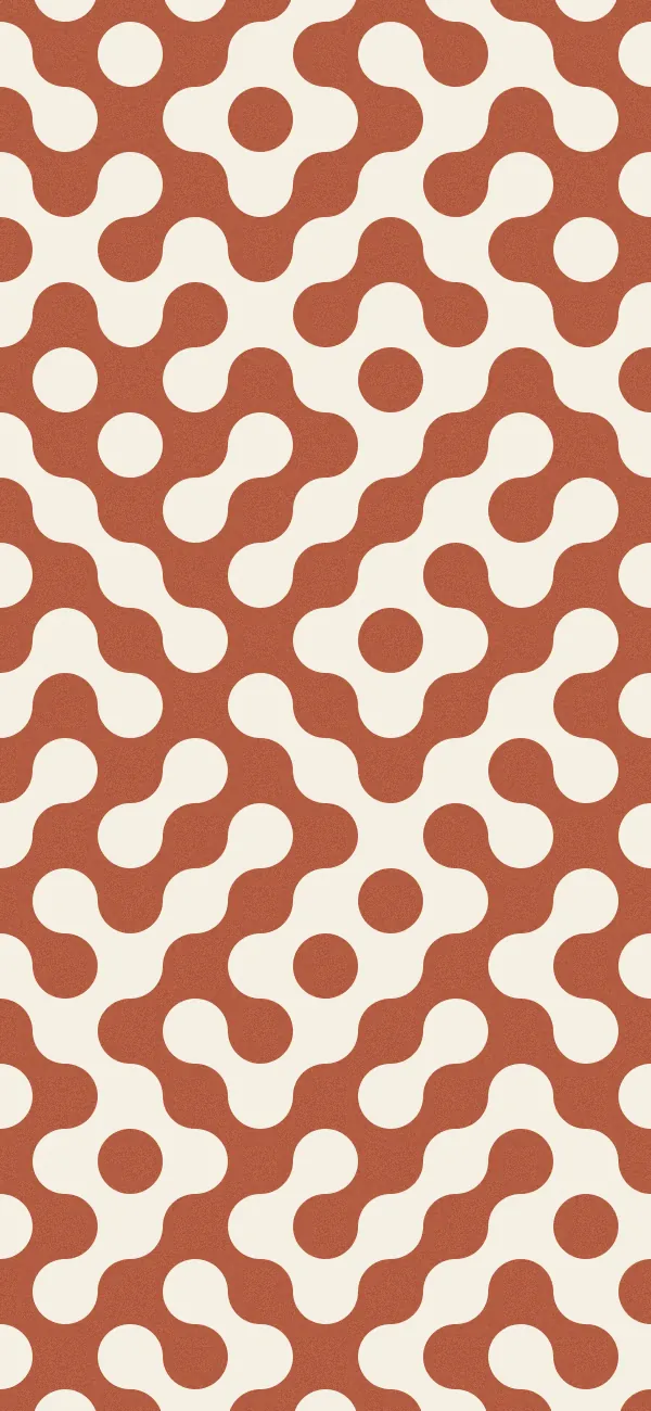 Truchet wallpaper (Terracotta)