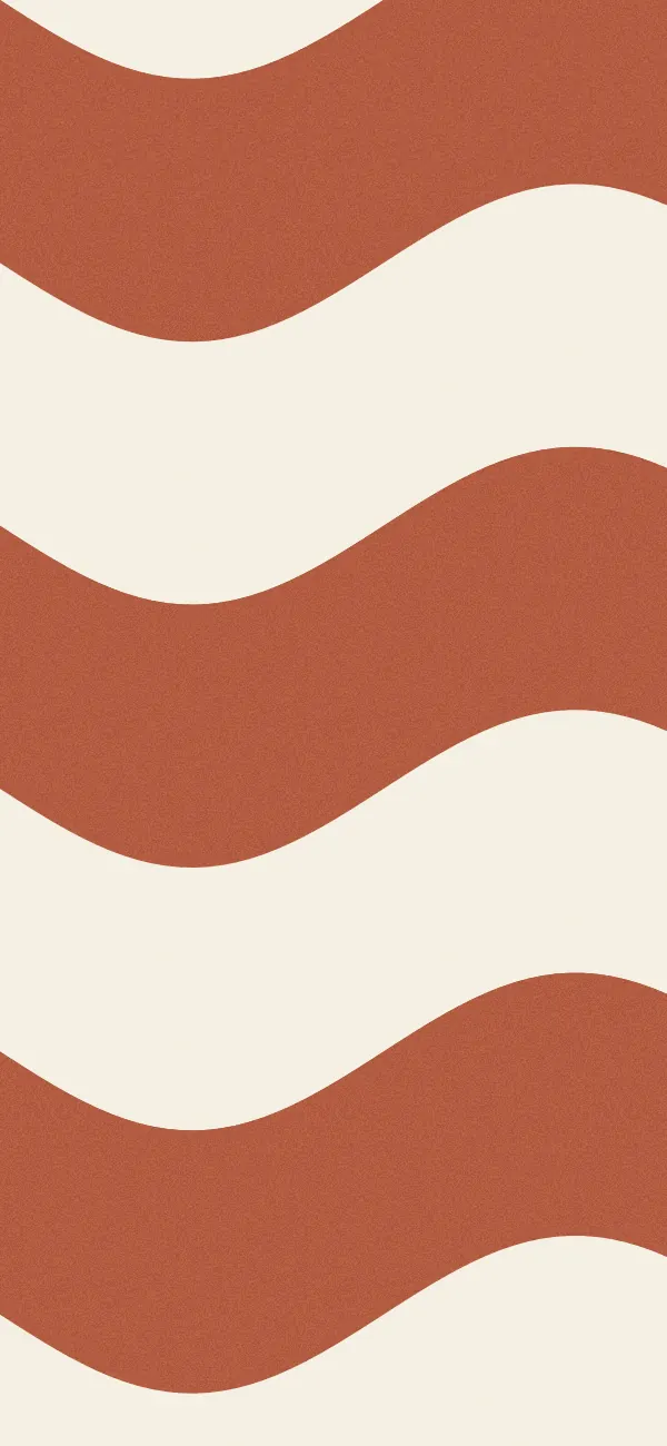 Wave wallpaper (Terracotta)