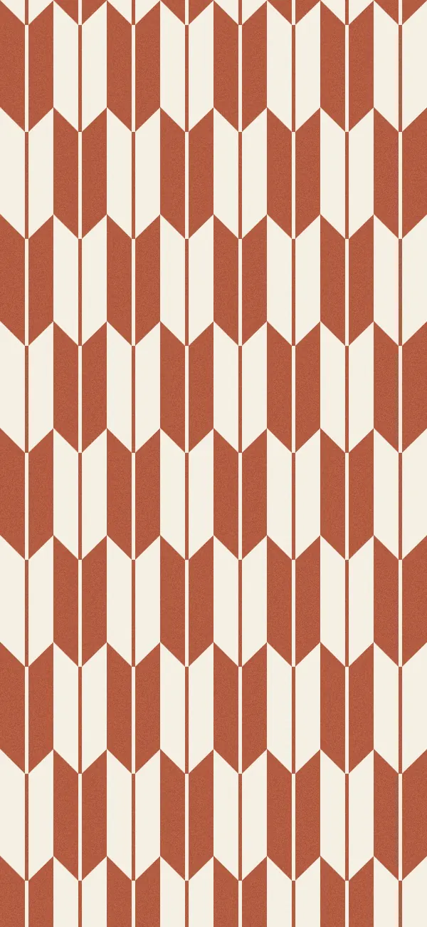 Yagasuri wallpaper (Terracotta)
