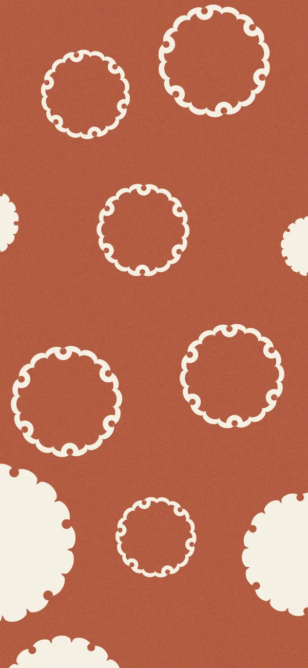 Yukiwa wallpaper (Terracotta)
