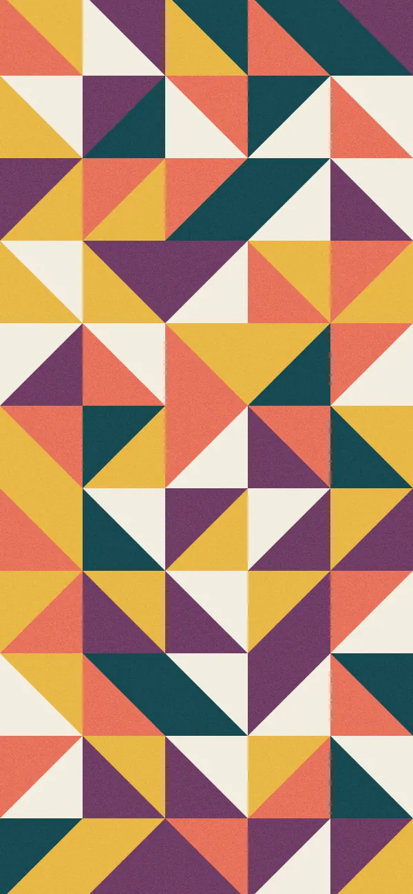 Half Square wallpaper (Polychrome)