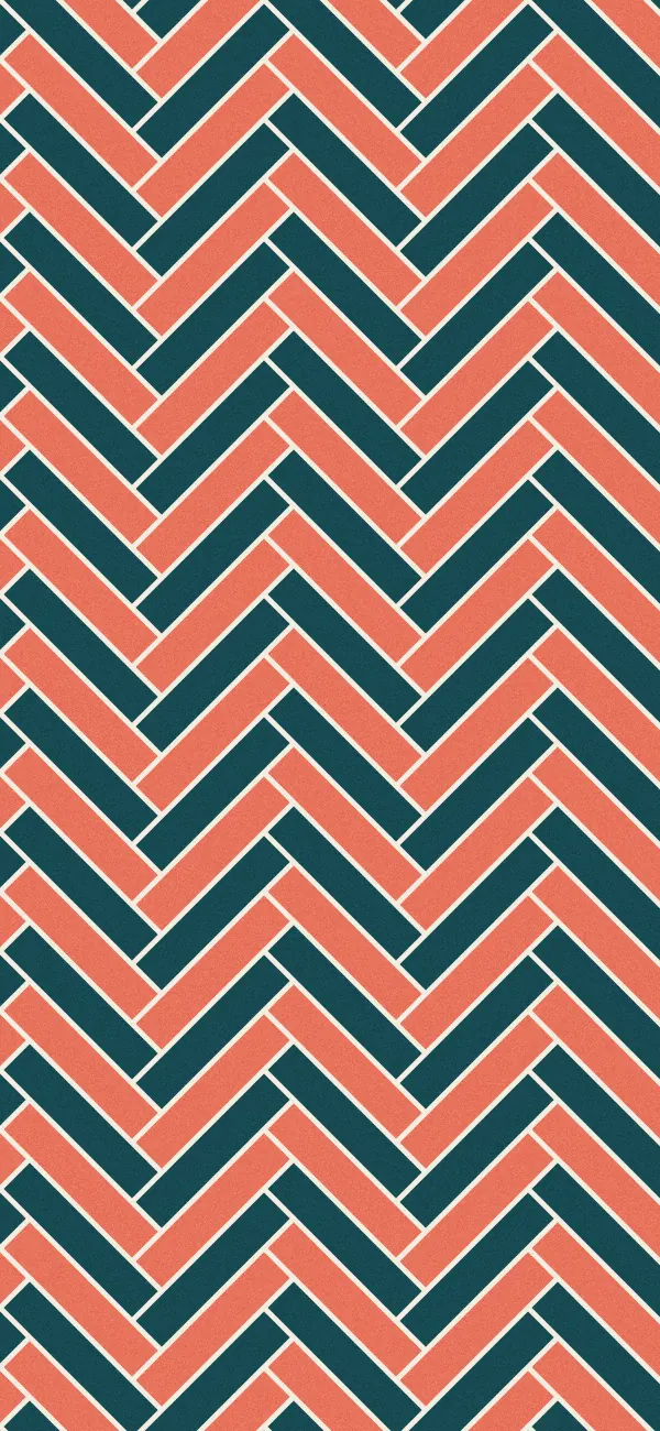Herringbone wallpaper (Polychrome)