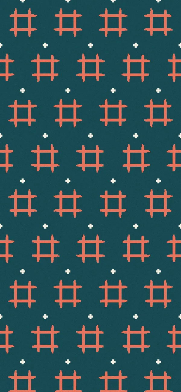 Igeta Kasuri wallpaper (Polychrome)