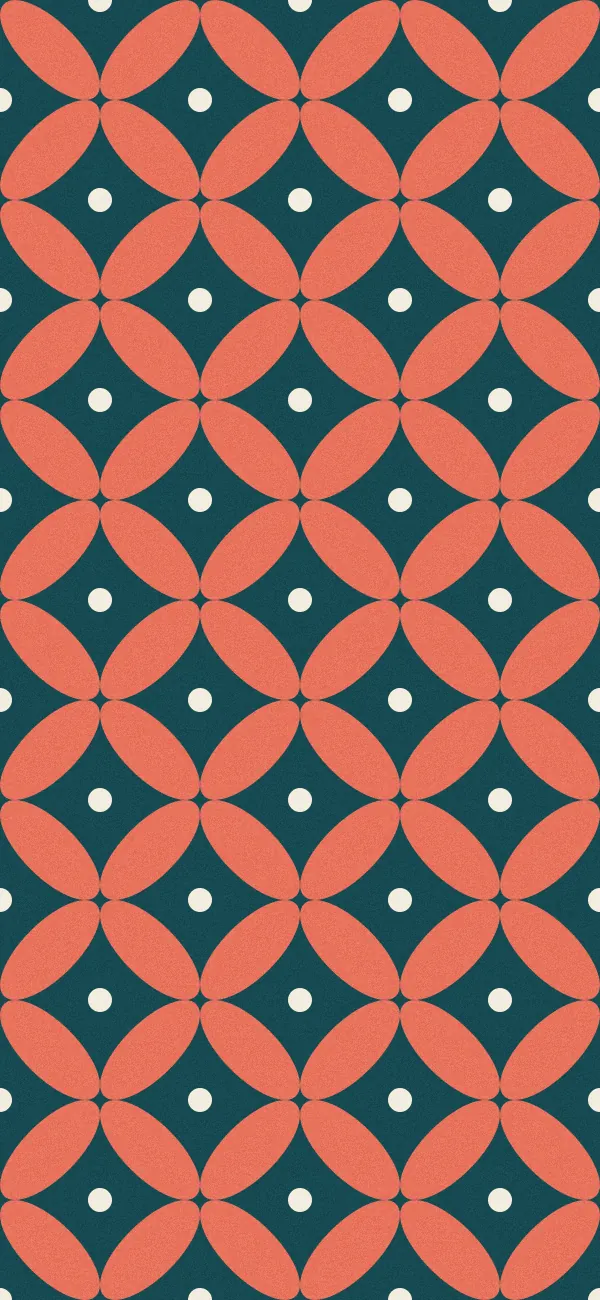 Kawung wallpaper (Polychrome)