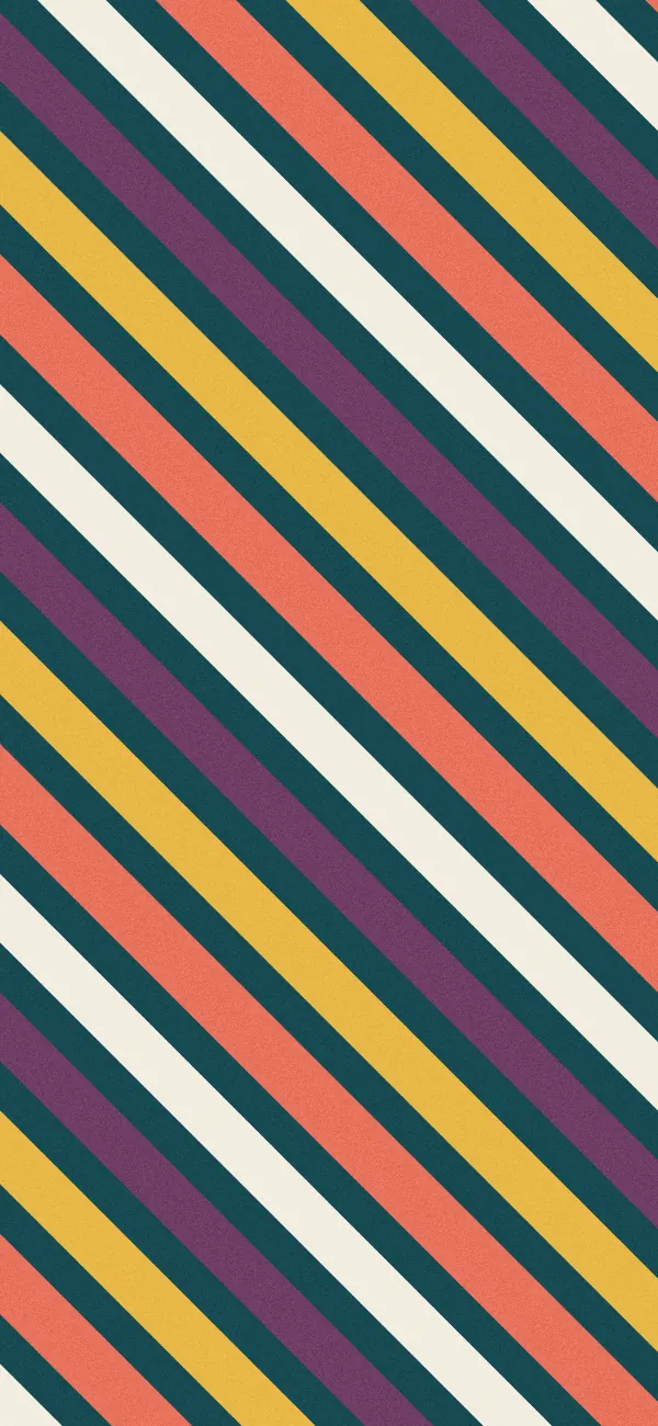 Regimental Stripe wallpaper (Polychrome)