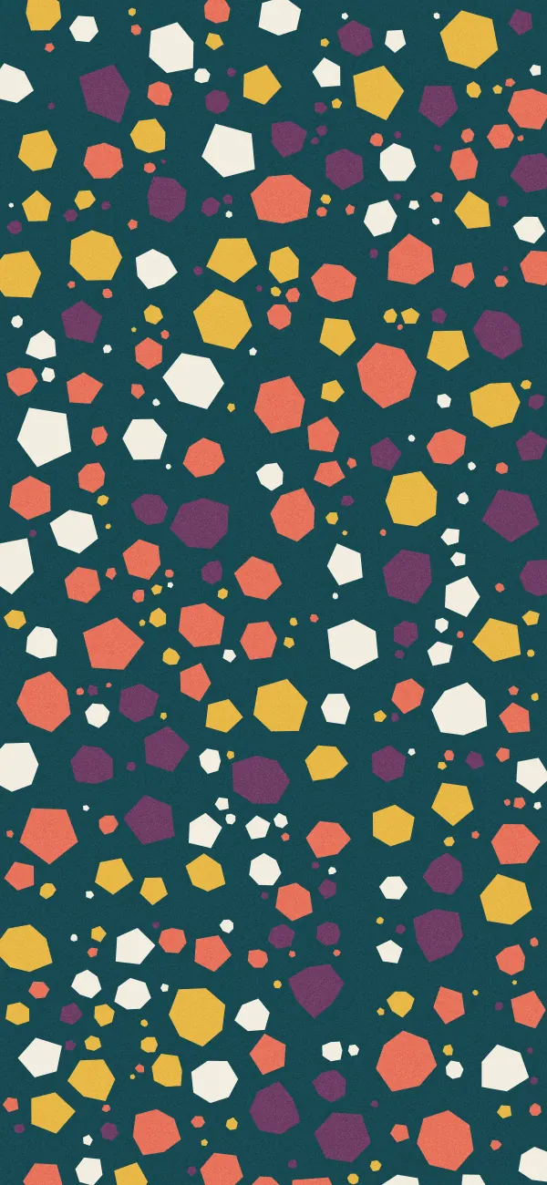 Terrazzo wallpaper (Polychrome)