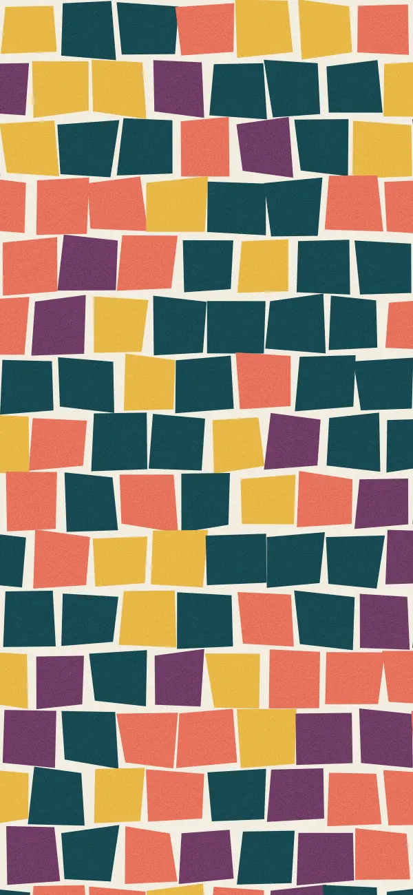 Mosaic Tessera wallpaper (Polychrome)