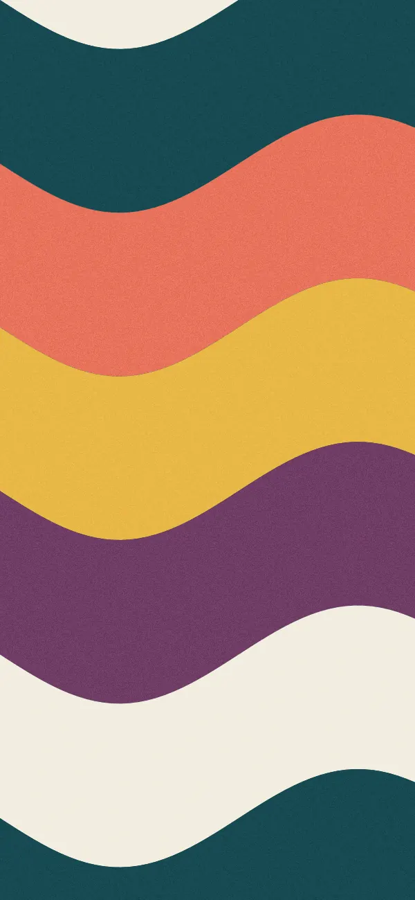 Wave wallpaper (Polychrome)