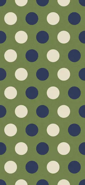 Polka Dot wallpaper on an iPhone lock screen