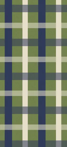 Tartan wallpaper on an iPhone lock screen