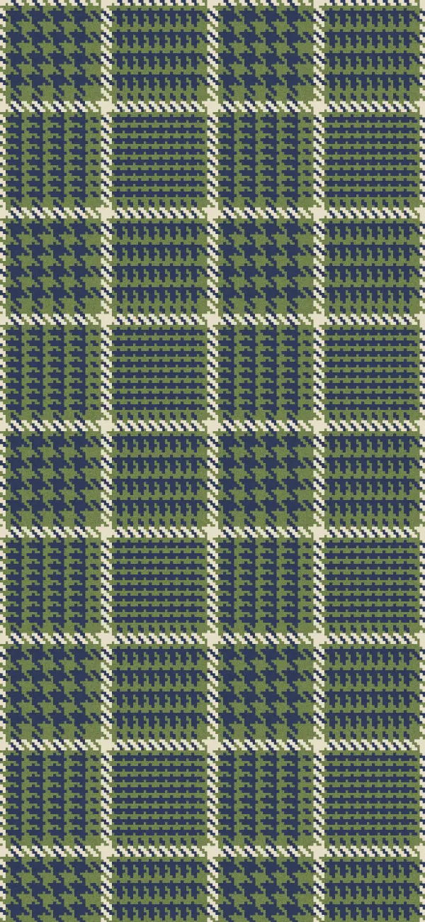 Glen Check wallpaper (Olive)