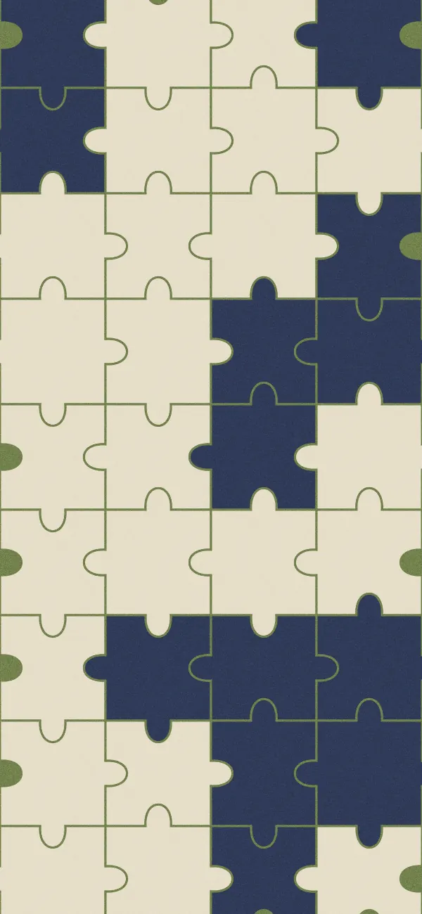 Jigsaw wallpaper (Olive)