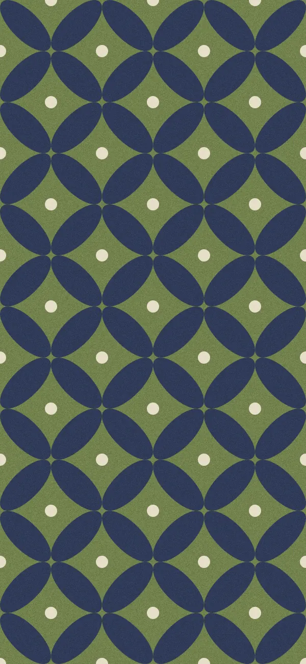 Kawung wallpaper (Olive)