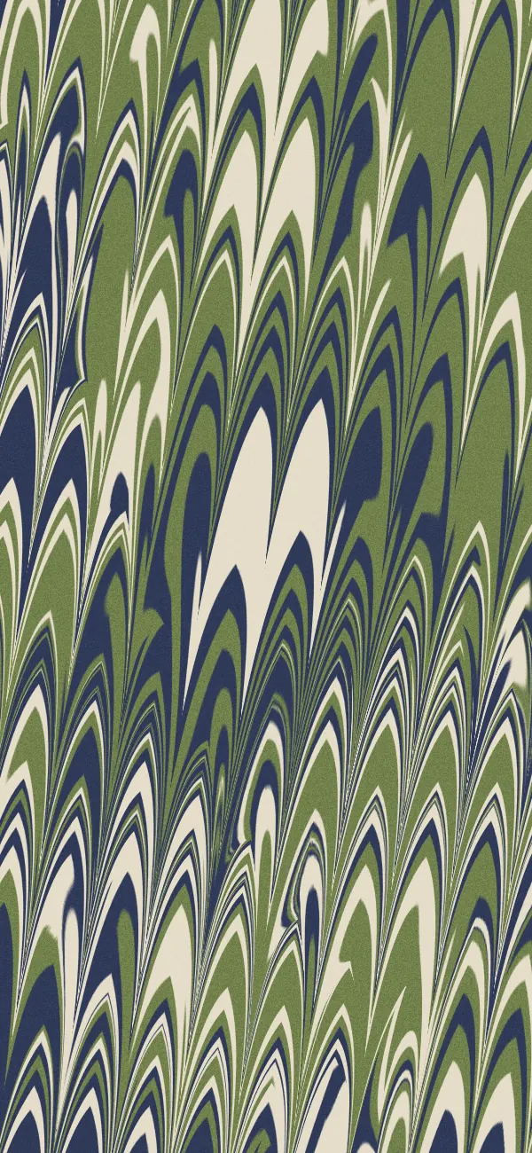 Marbling wallpaper (Olive)