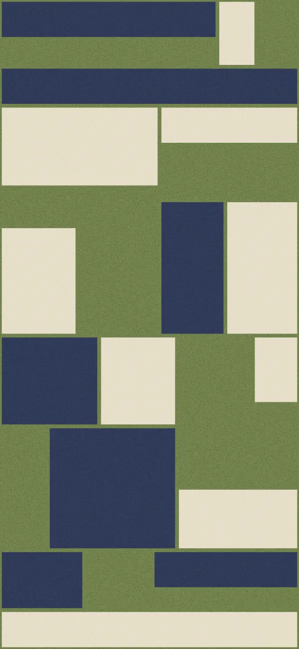 Pojagi wallpaper (Olive)