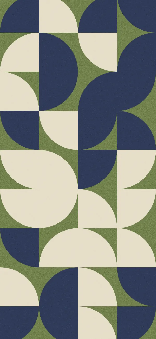 Quarter Circle wallpaper (Olive)