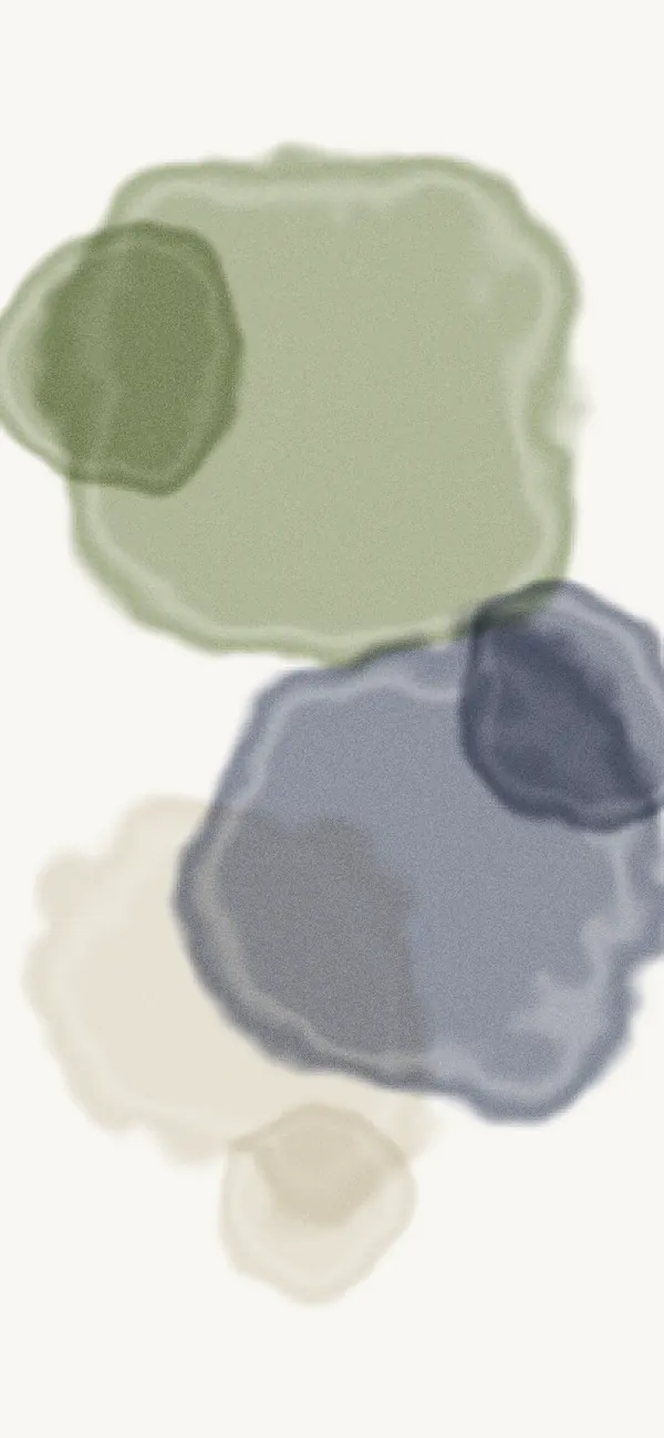 Watercolor Bleed wallpaper (Olive)